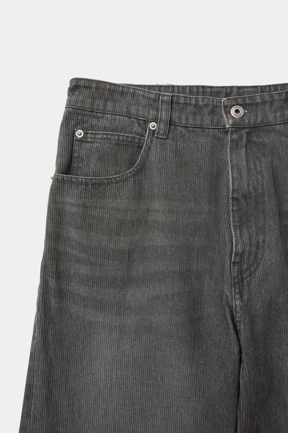 Coor - Brushed Rib Texture Jeans (Washed Gray) product image 5 | TRAB K-Fashion Australia