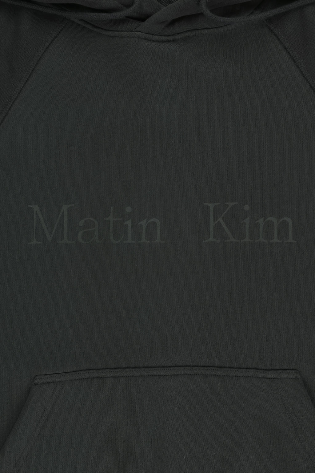 Matin Kim - Color Block Logo Hoody Top (Black) product image 5 | TRAB K-Fashion Australia