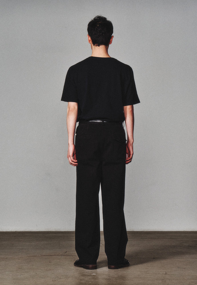 Art if acts - Garment Dyed Slub Pocket T-Shirt (Black) product image 3 | TRAB K-Fashion Australia