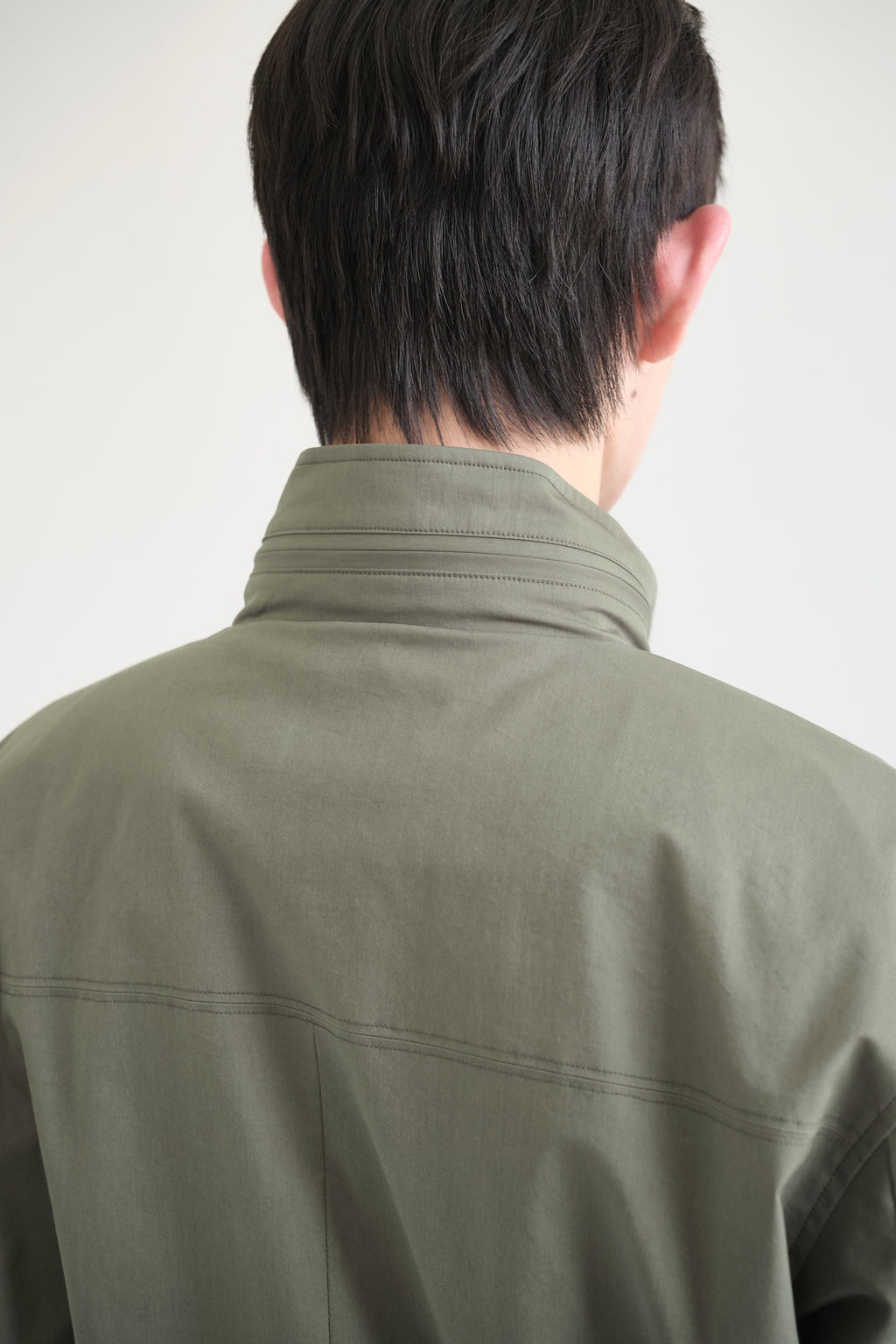 Hatchingroom - Diagonal Zip Jacket V2 (Olive) product image 6 | TRAB K-Fashion Australia