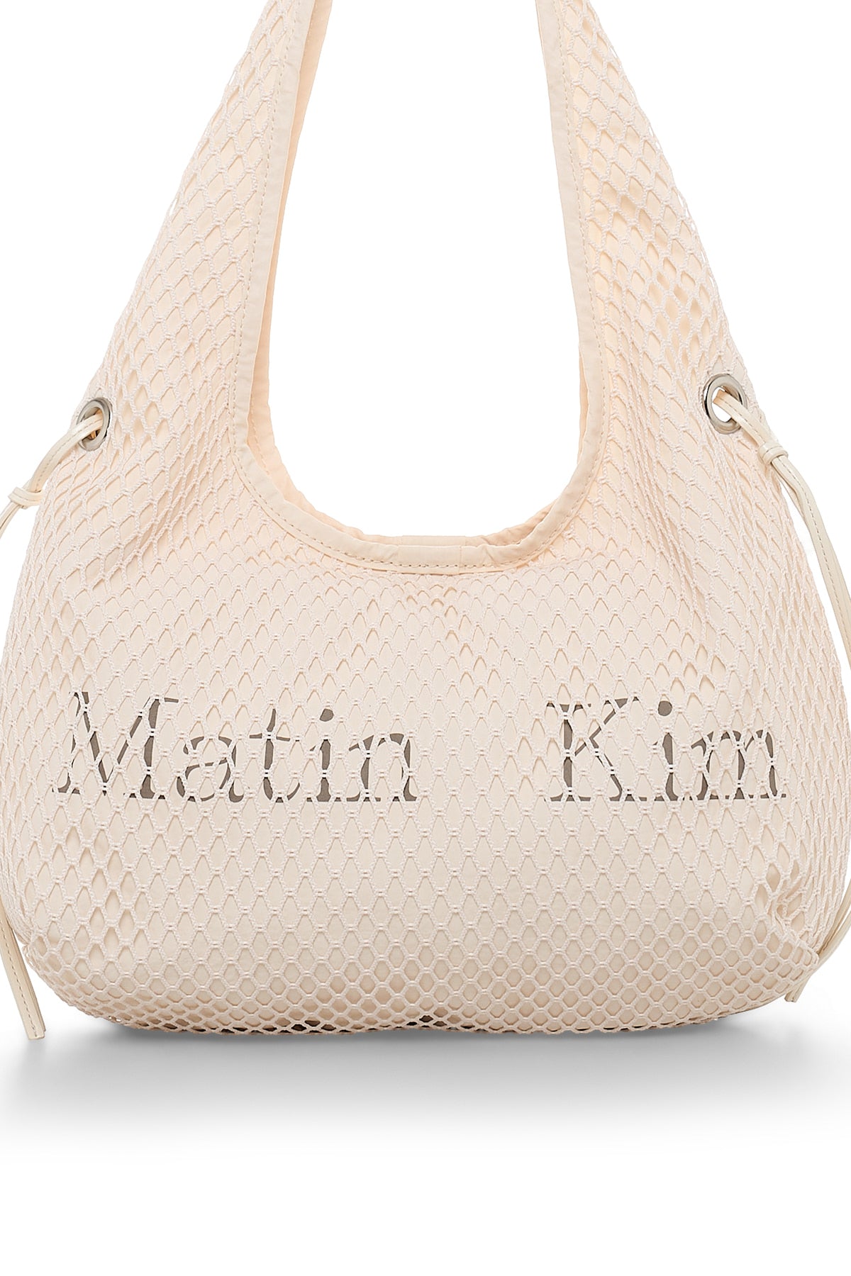 Matin Kim - Side Strap Mesh Mini Tote Bag (Ivory) product image 3 | TRAB K-Fashion Australia