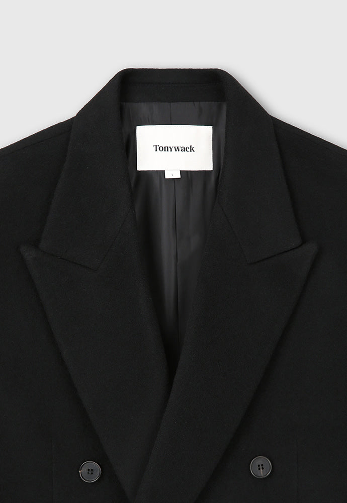 Tonywack - Wool And Cashmere Extra-Long Coat (Black) product image 15 | TRAB K-Fashion Australia