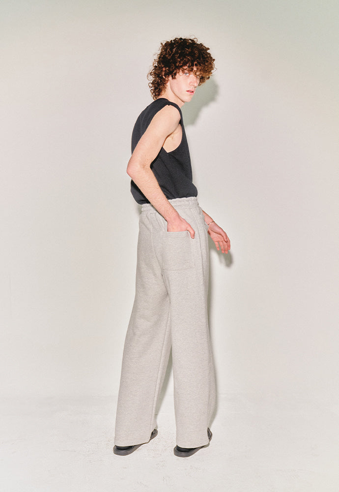 Tonywack - Smooth Brushed-Jersey 4-Pocket Lounge Pants (Melange Grey) product image 3 | TRAB K-Fashion Australia