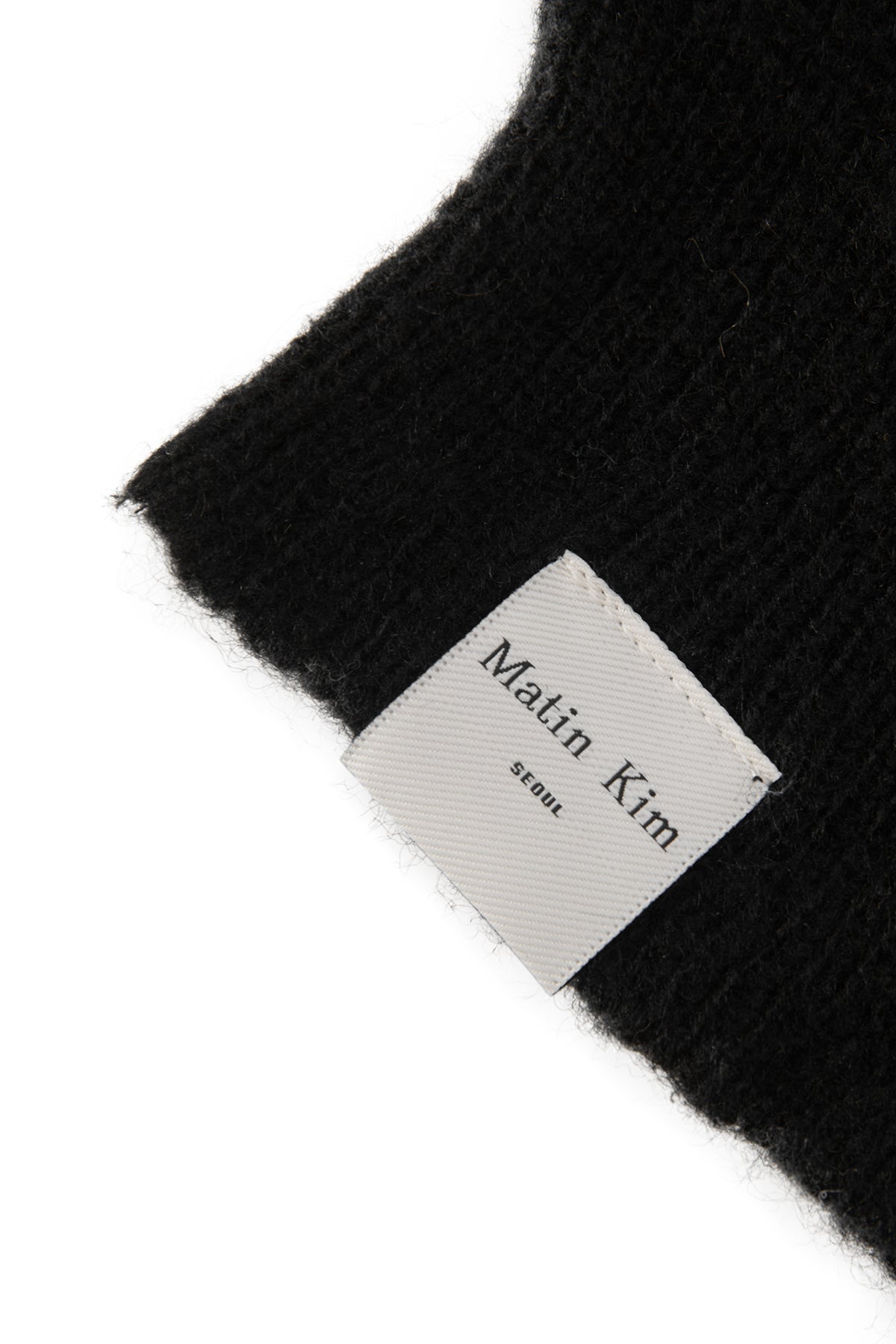 Matin Kim - Round Knit Balaclava (Black) product image 3 | TRAB K-Fashion Australia