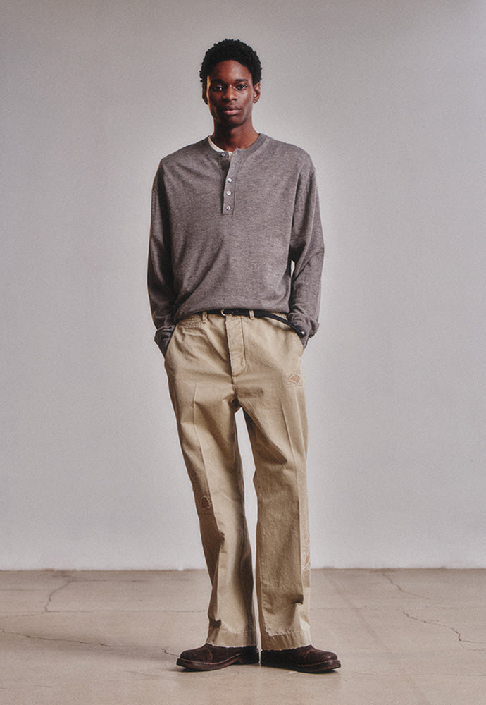 Art if acts - Liam Henley Sweater (Wood Grey) product image 2 | TRAB K-Fashion Australia