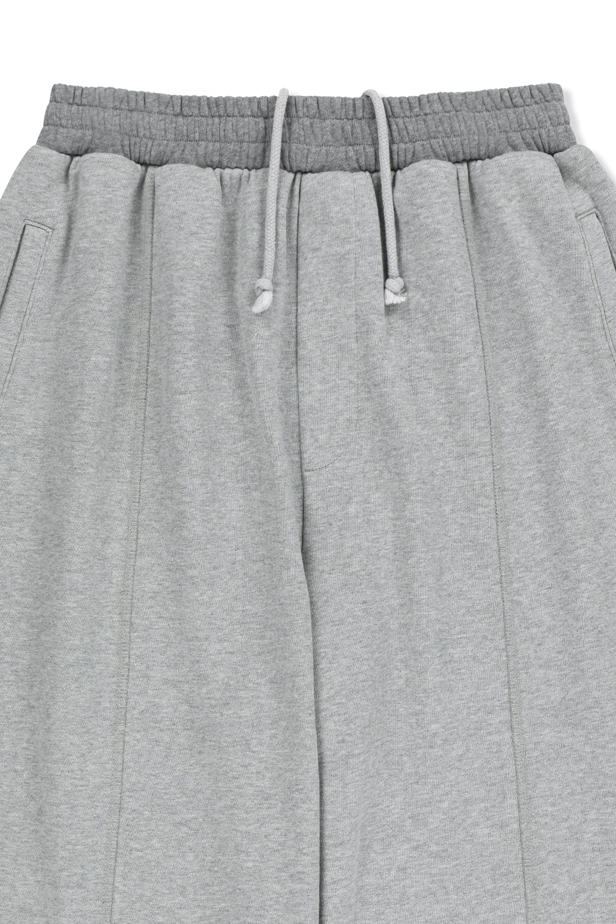 Matin Kim - Colorblock Cut Seam Sweatpants (Grey) product image 4 | TRAB K-Fashion Australia