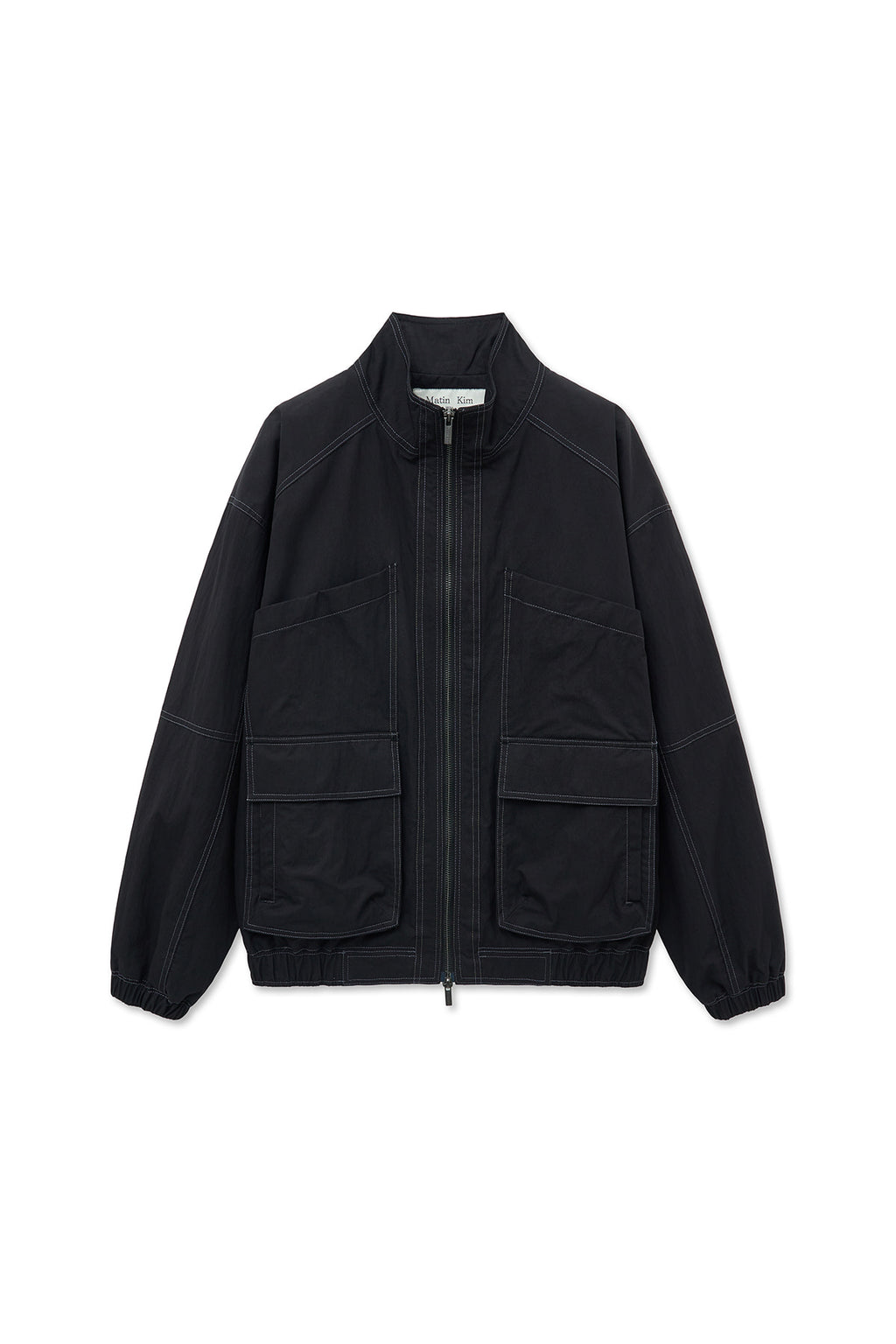 Matin Kim - Utility Bomber Jumper (Black) product image 1 | TRAB K-Fashion Australia
