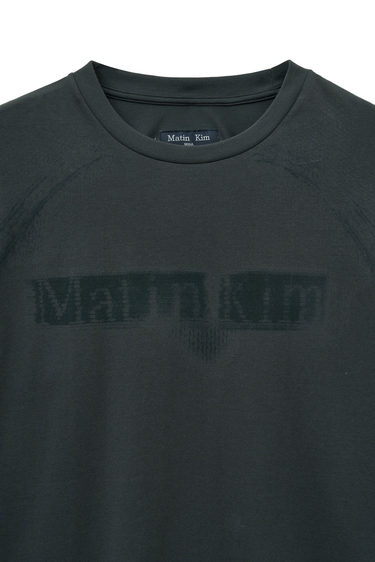 Matin Kim - Jacquard Graphic Long Sleeve Top (Charcoal) product image 3 | TRAB K-Fashion Australia