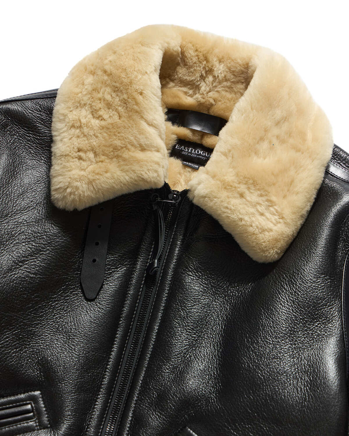Eastlogue - Aviator Shearling Mouton Parka (Black) product image 10 | TRAB K-Fashion Australia