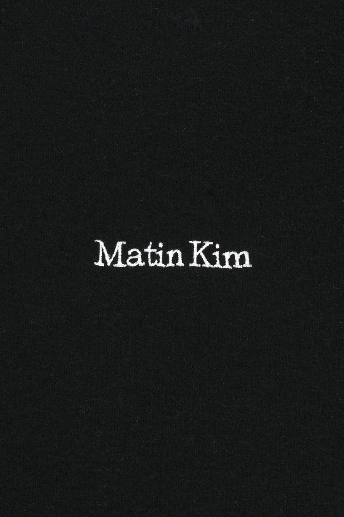 Matin Kim - [Pre-Order – Ships September 28] Cashmere Blended Two Tone Knit Pullover (Black) product image 5 | TRAB K-Fashion Australia