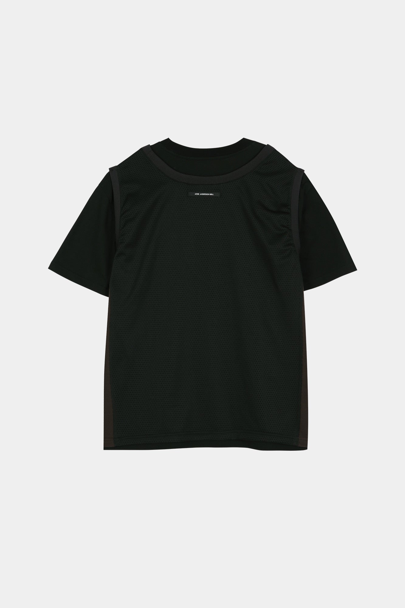 Andersson Bell - Basketball Jersey Layered T-Shirt (Black/Brown) product image 7 | TRAB K-Fashion Australia