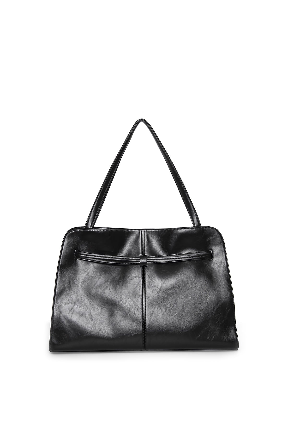Matin Kim - Drop Tail Mellow Big Shoulder Bag (Black) product image 3 | TRAB K-Fashion Australia
