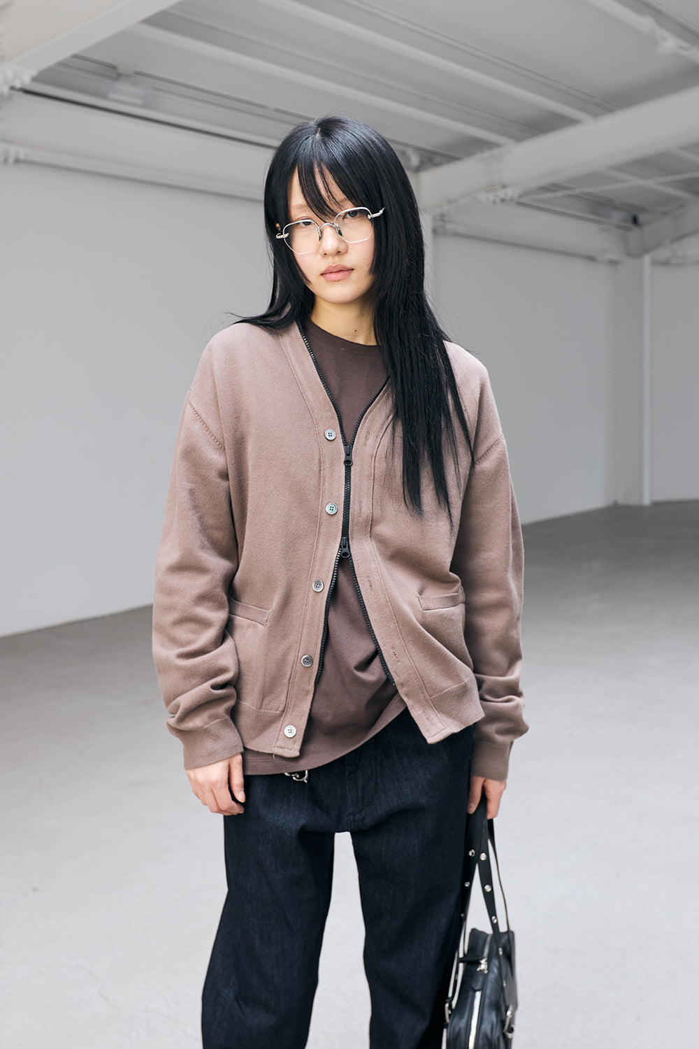 Hatchingroom - Zip Cardigan (Camel) product image 8 | TRAB K-Fashion Australia