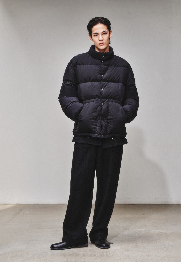 Art if acts - Logan Washed Down Jacket (Black) product image 1 | TRAB K-Fashion Australia