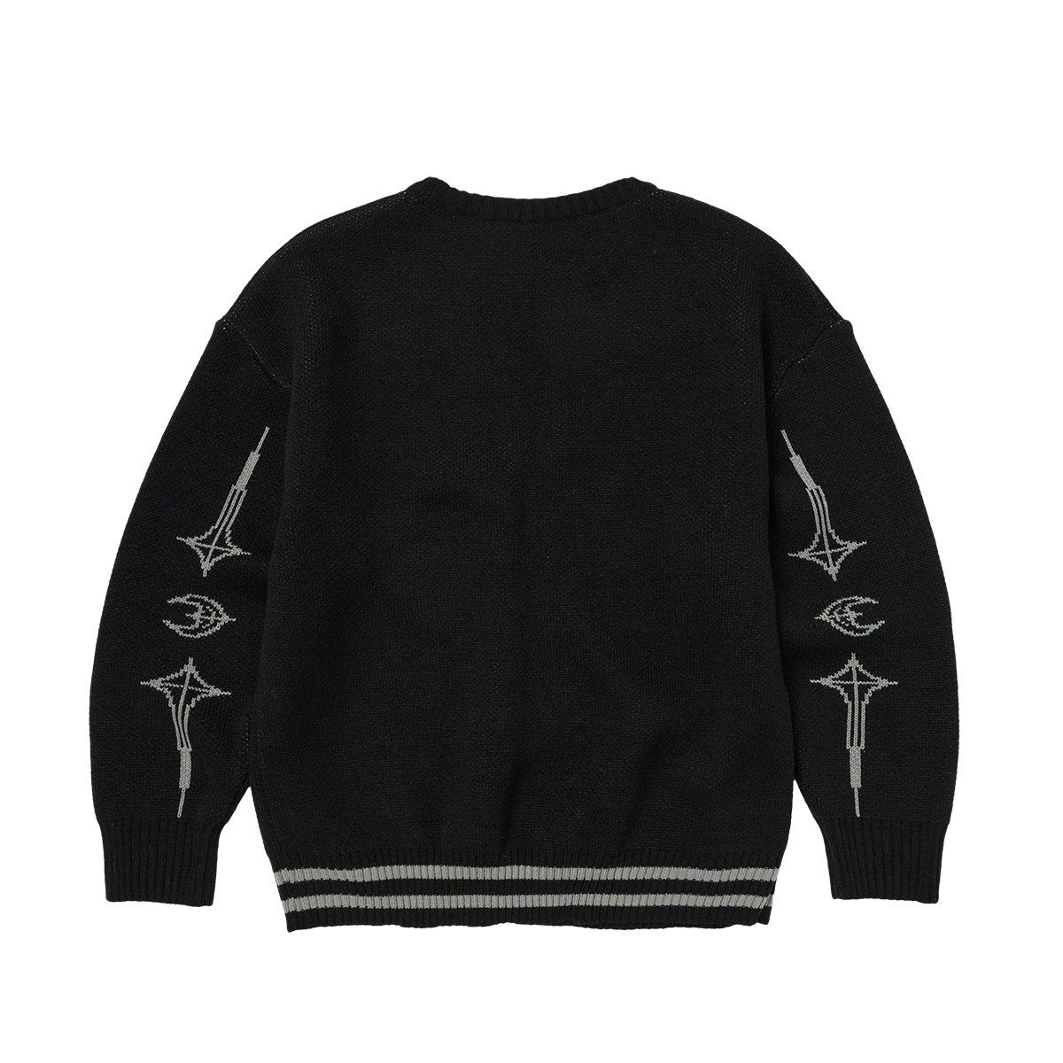 Thug Club - TC Bone Knit Sweater (Black/White) product image 2 | TRAB K-Fashion Australia