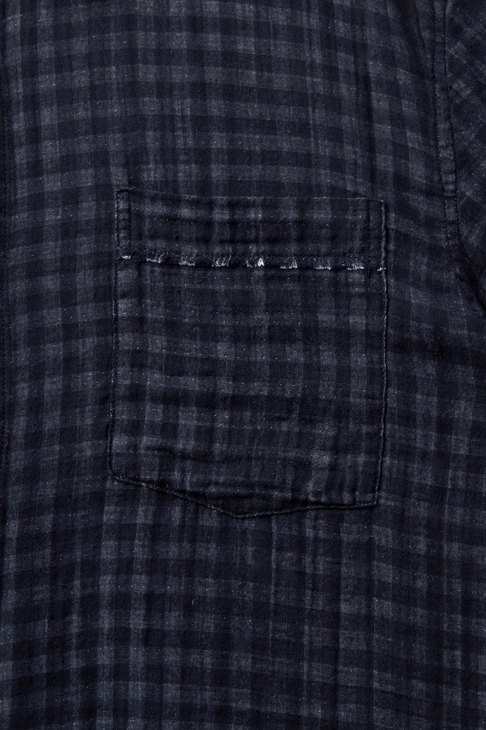 Hatchingroom - Shadow Check Shirt Gingham Check (Dark Navy) product image 4 | TRAB K-Fashion Australia