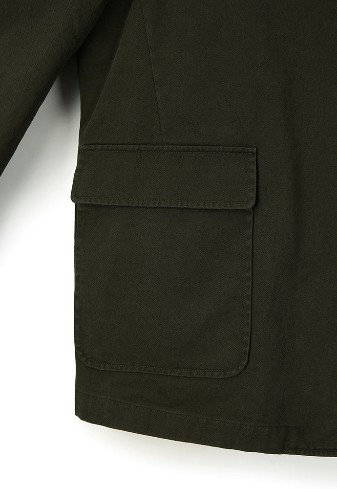 Art if acts - Washed 3 Button Blazer (Olive) product image 10 | TRAB K-Fashion Australia