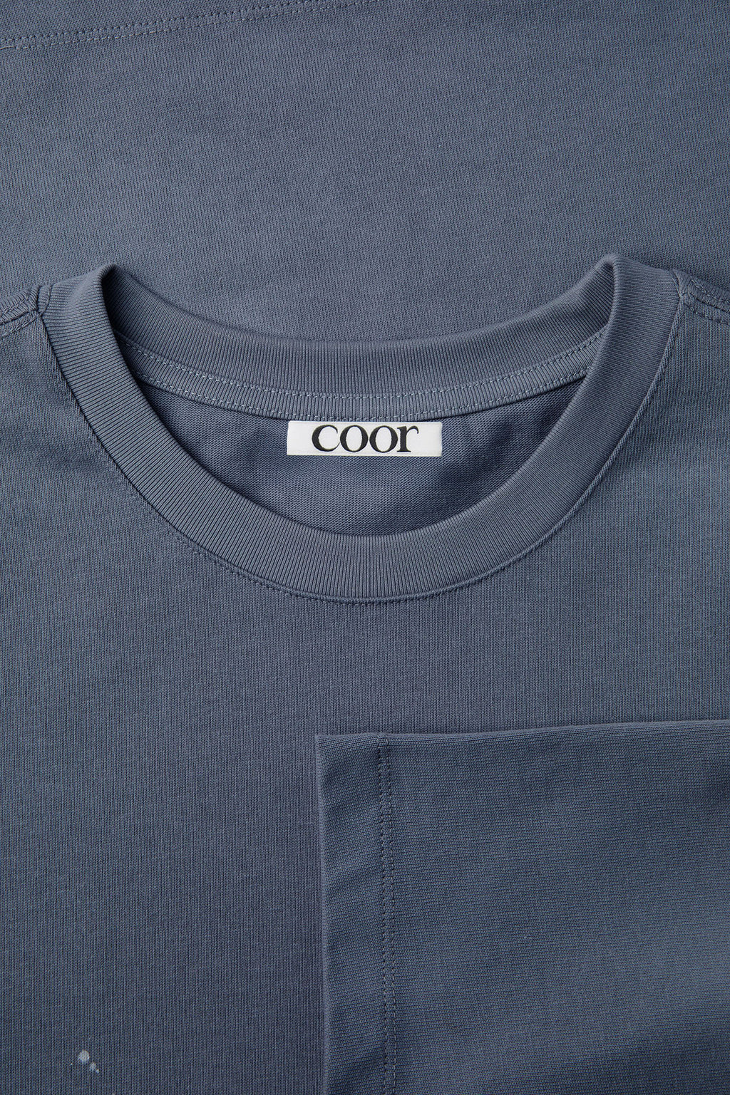 Coor - Painted Long Sleeve T-Shirt (Washed Charcoal) product image 5 | TRAB K-Fashion Australia