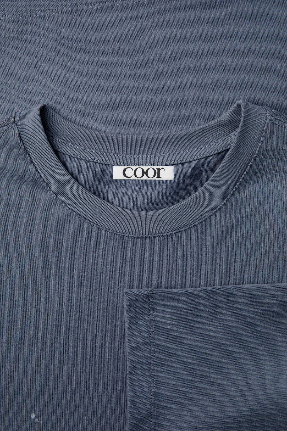 Coor - Painted Long Sleeve T-Shirt (Washed Charcoal) product image 5 | TRAB K-Fashion Australia