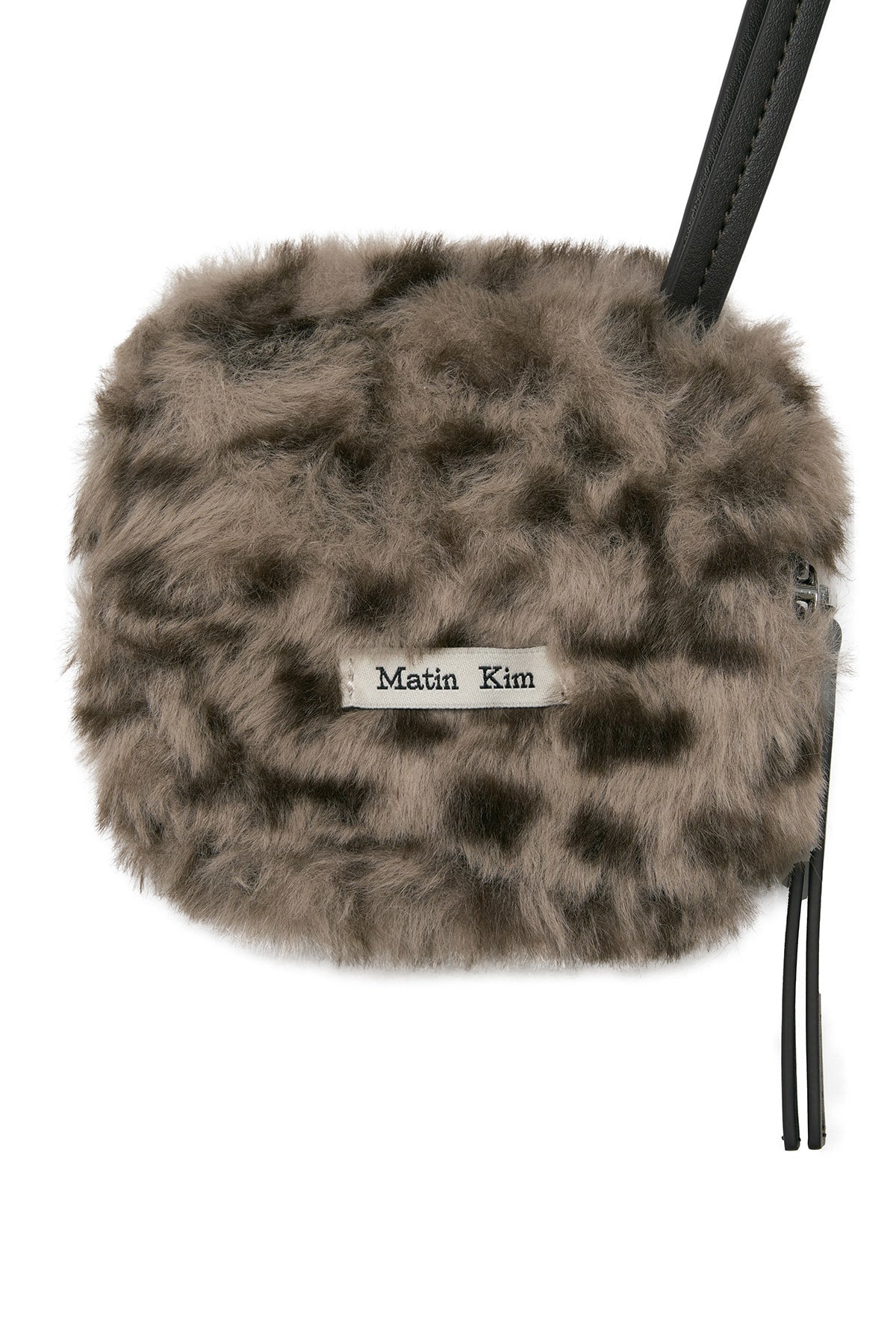 Matin Kim - Leopard Mini Pouch (Grey) product image 4 | TRAB K-Fashion Australia