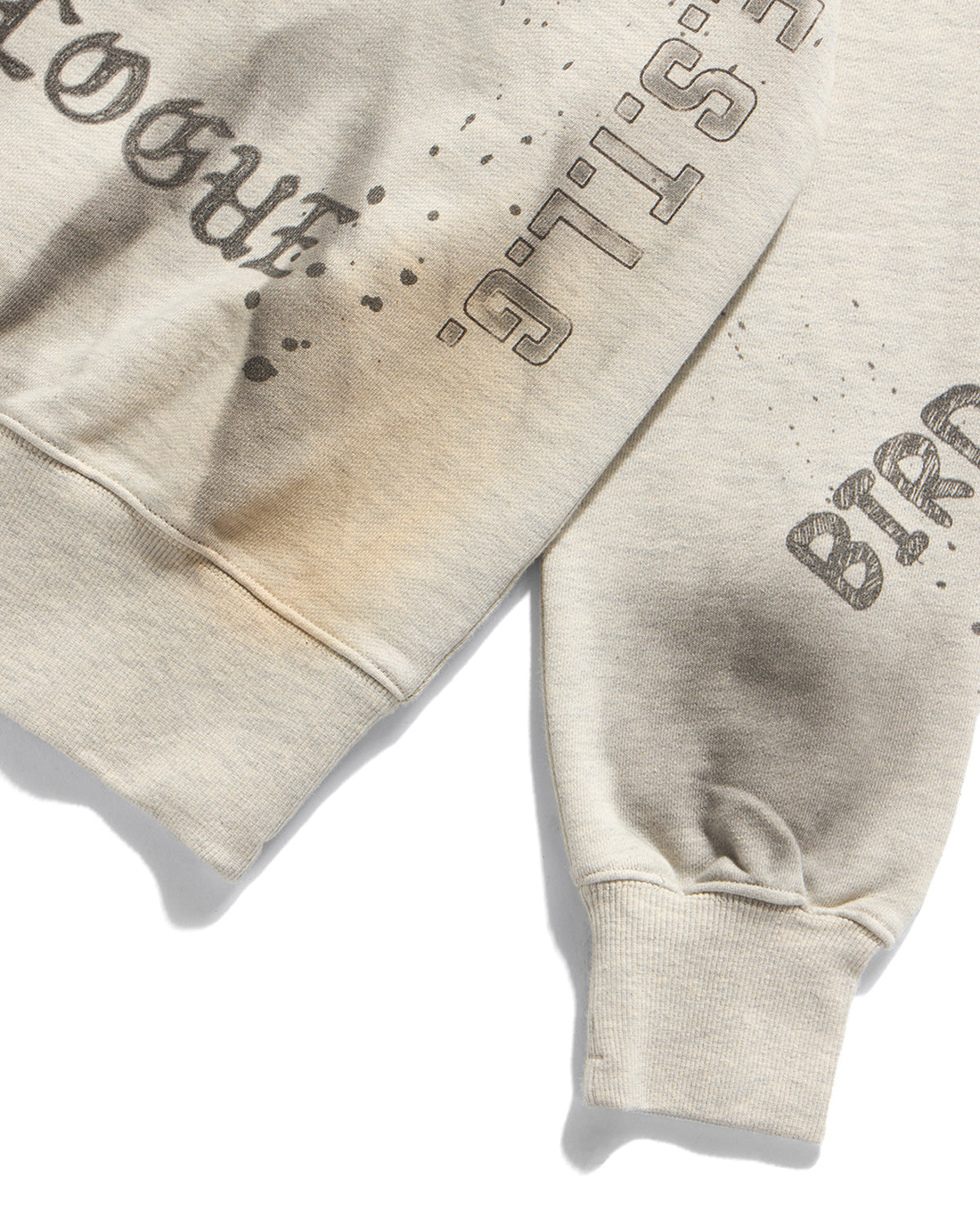 Eastlogue - Vintage Woody Doodle Sweat Shirts (Oatmeal) product image 4 | TRAB K-Fashion Australia