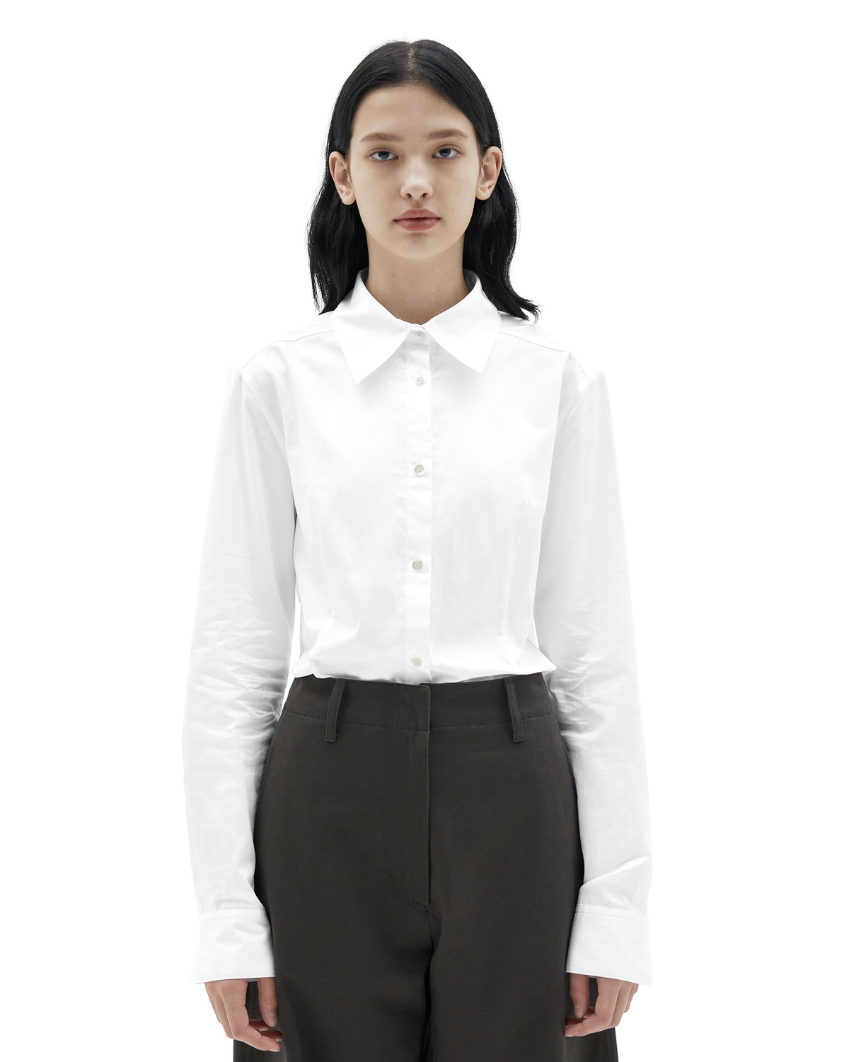 Brownyard - Dart Blouse (White) product image 4 | TRAB K-Fashion Australia