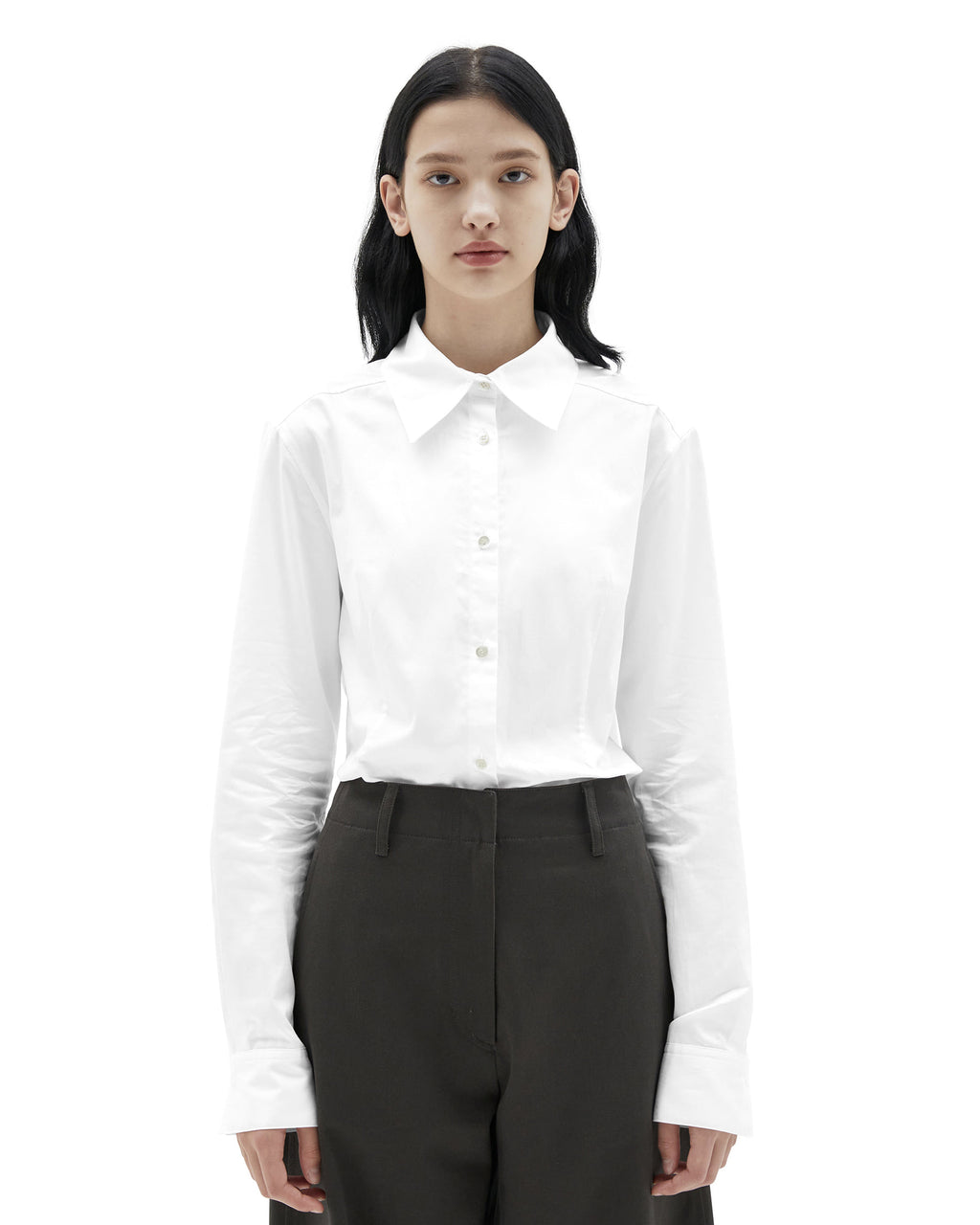 Brownyard - Dart Blouse (White) product image 4 | TRAB K-Fashion Australia