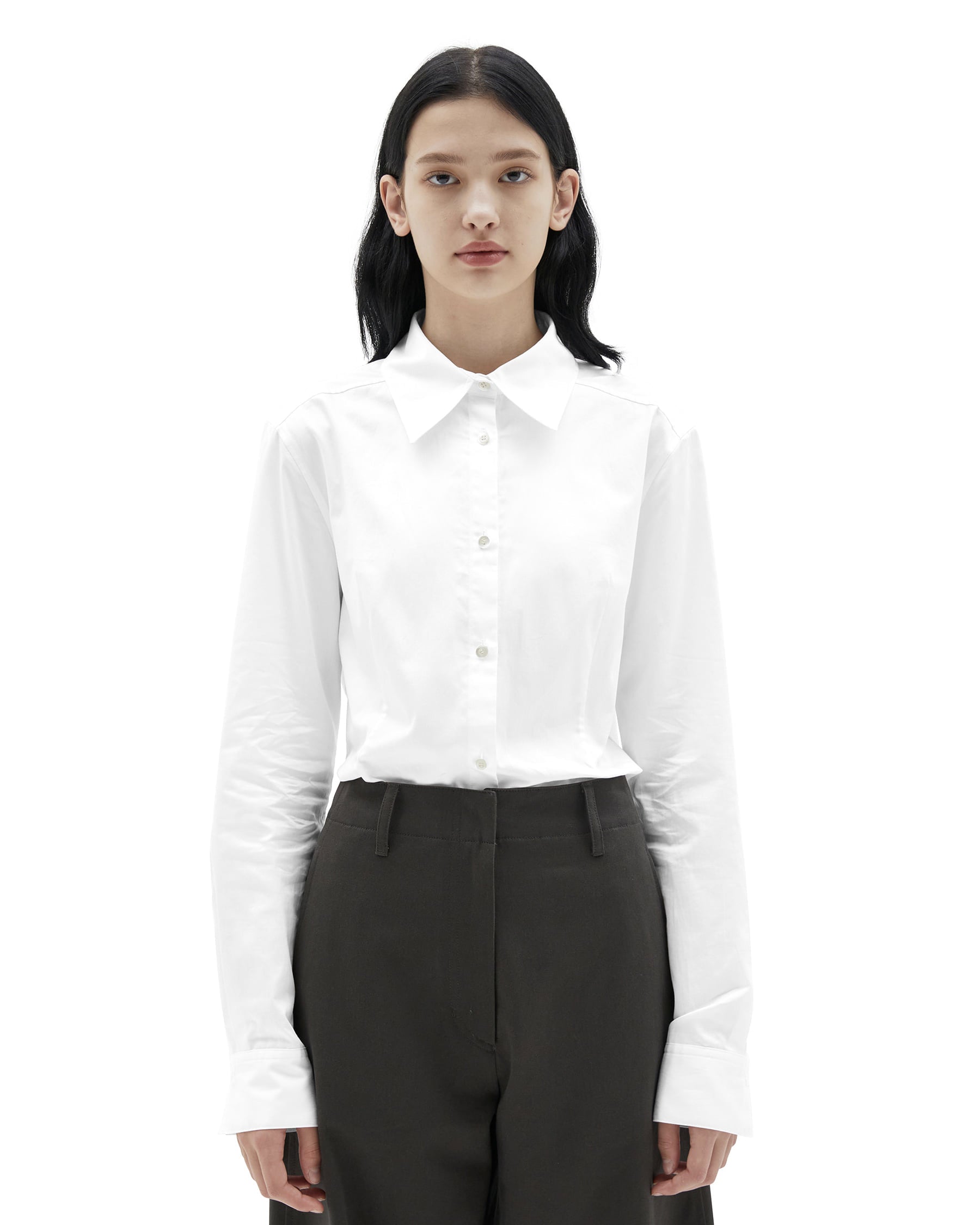 Brownyard - Dart Blouse (White) product image 4 | TRAB K-Fashion Australia