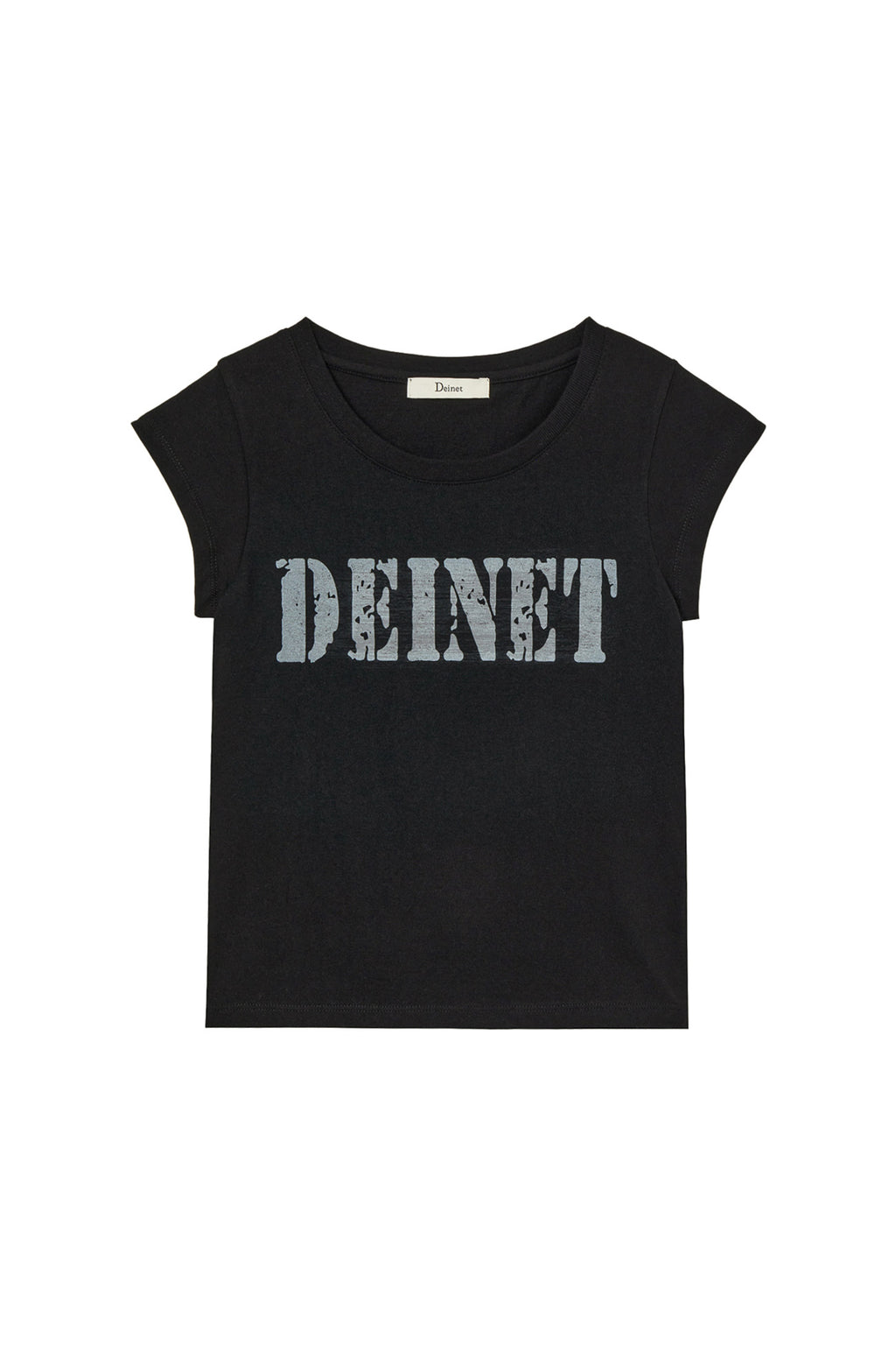 Deinet - Typo Graphic2 T-Shirt (Black) product image 1 | TRAB K-Fashion Australia