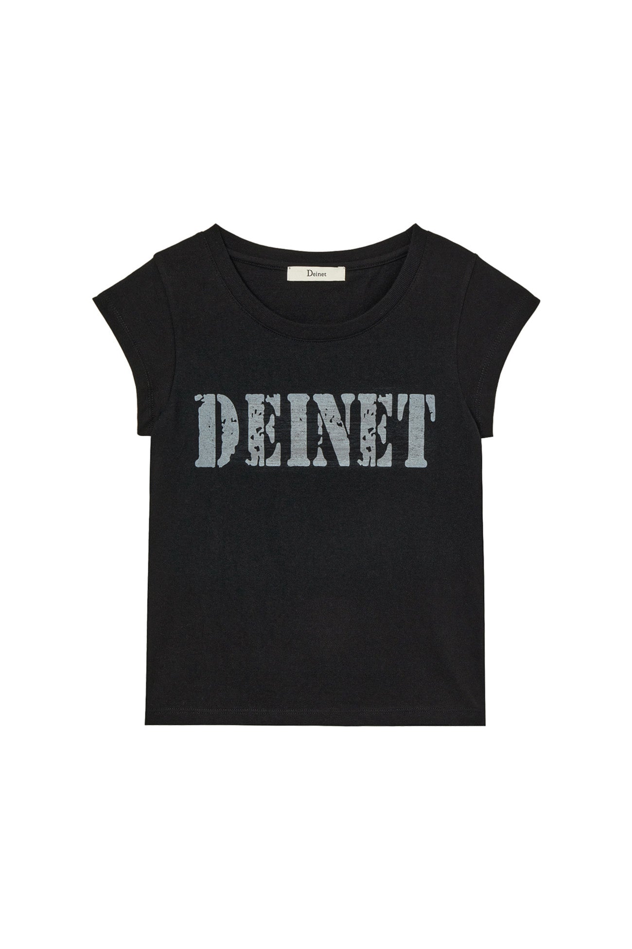 Deinet - Typo Graphic2 T-Shirt (Black) product image 1 | TRAB K-Fashion Australia