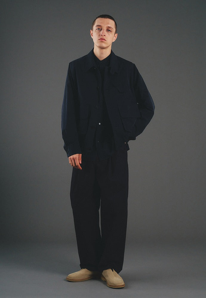 Art if acts - Three Pocket Blouson (Dark Navy) product image 1 | TRAB K-Fashion Australia