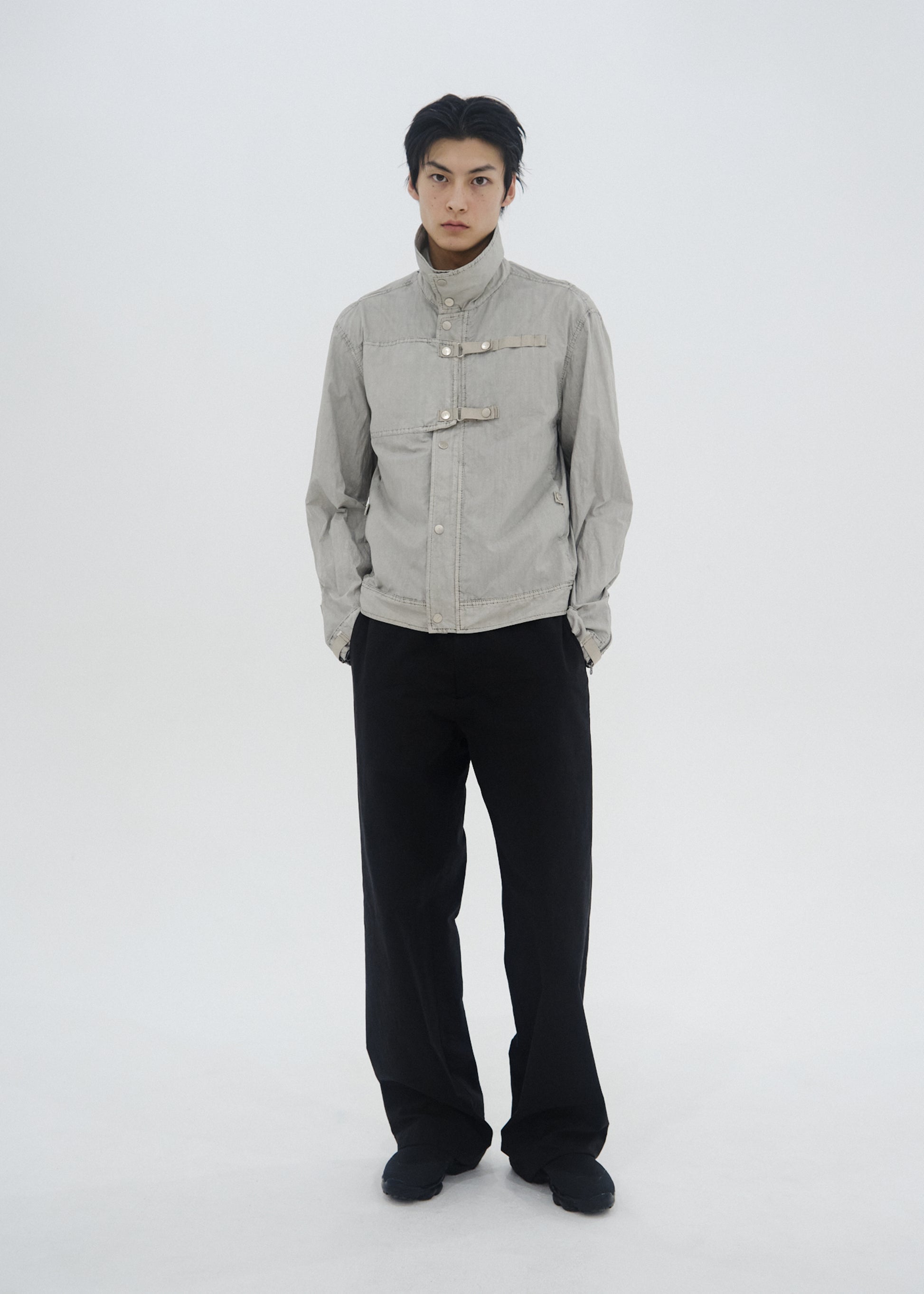 Hyein Seo - Dyed Cotton Jacket (Moon Grey) product image 1 | TRAB K-Fashion Australia