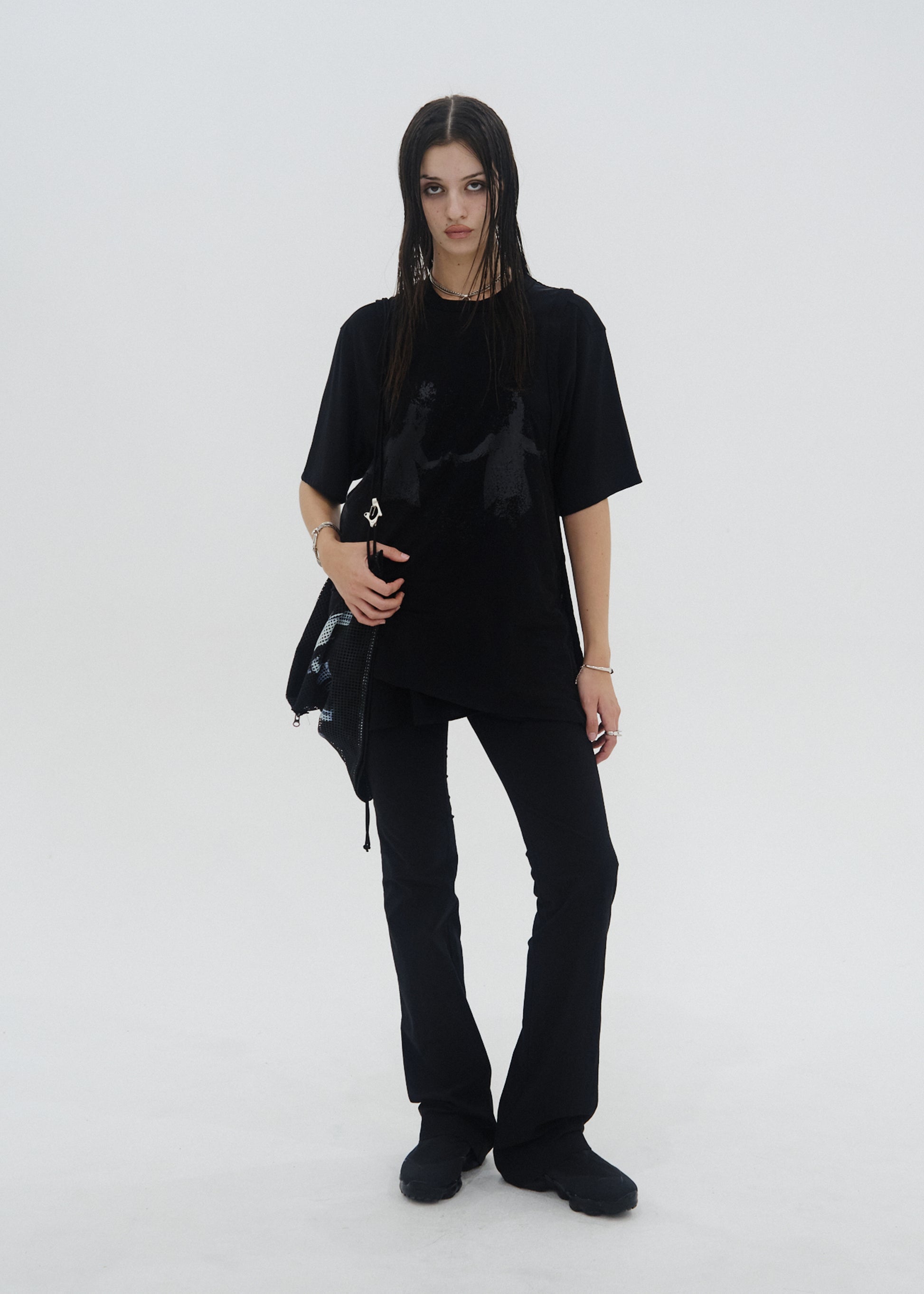 Hyein Seo - Double Layer T-Shirt (Black) product image 1 | TRAB K-Fashion Australia