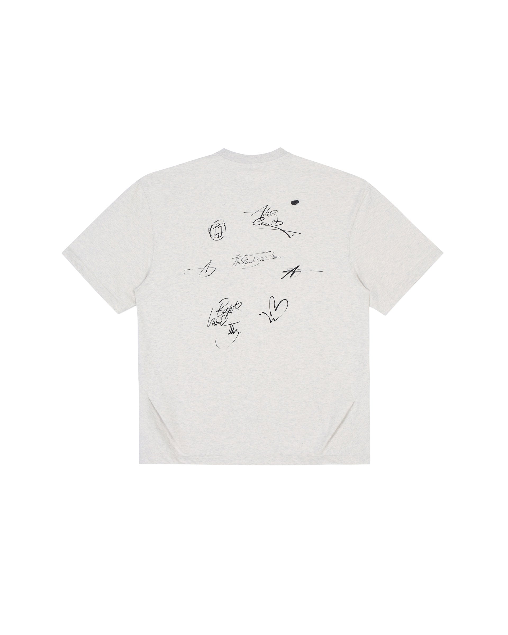 Ader Error - Twinkle heart logo t-shirt (Oatmeal) product image 11 | TRAB K-Fashion Australia