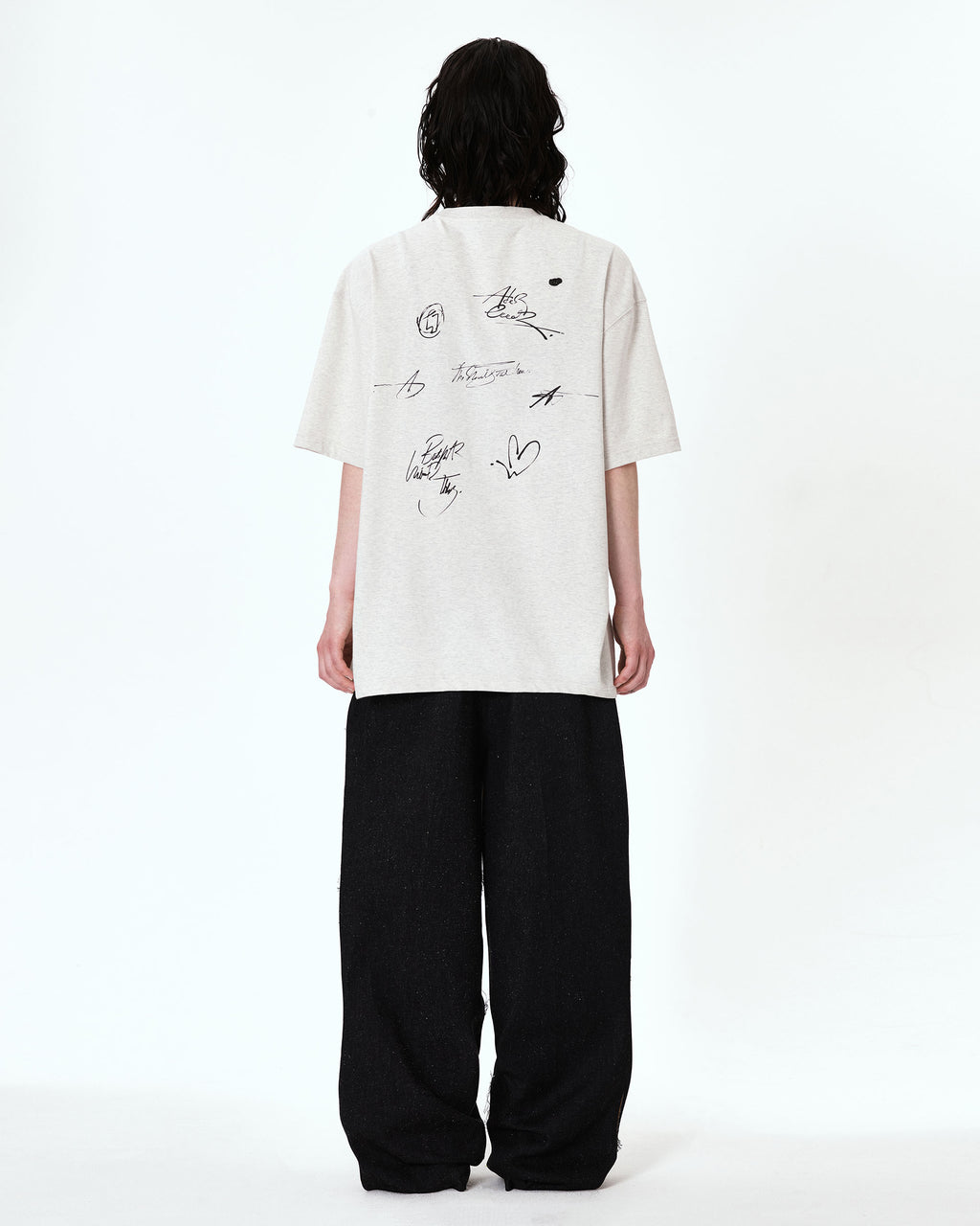 Ader Error - Twinkle heart logo t-shirt (Oatmeal) product image 5 | TRAB K-Fashion Australia