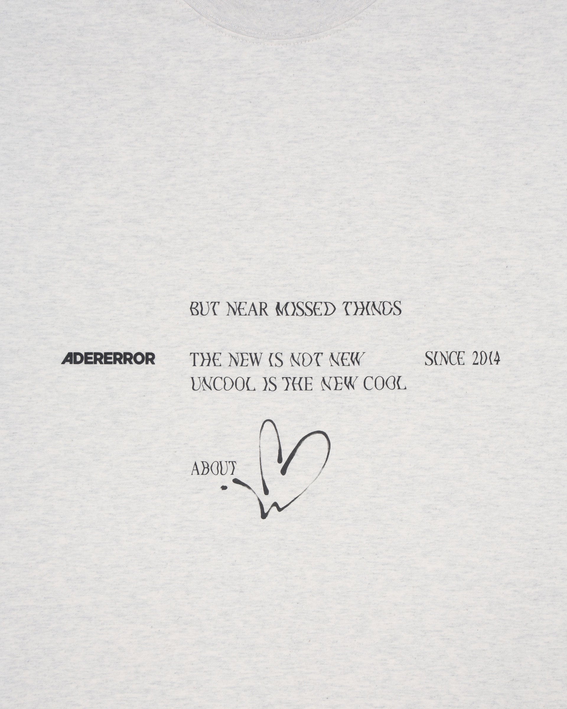 Ader Error - Twinkle heart logo t-shirt (Oatmeal) product image 6 | TRAB K-Fashion Australia