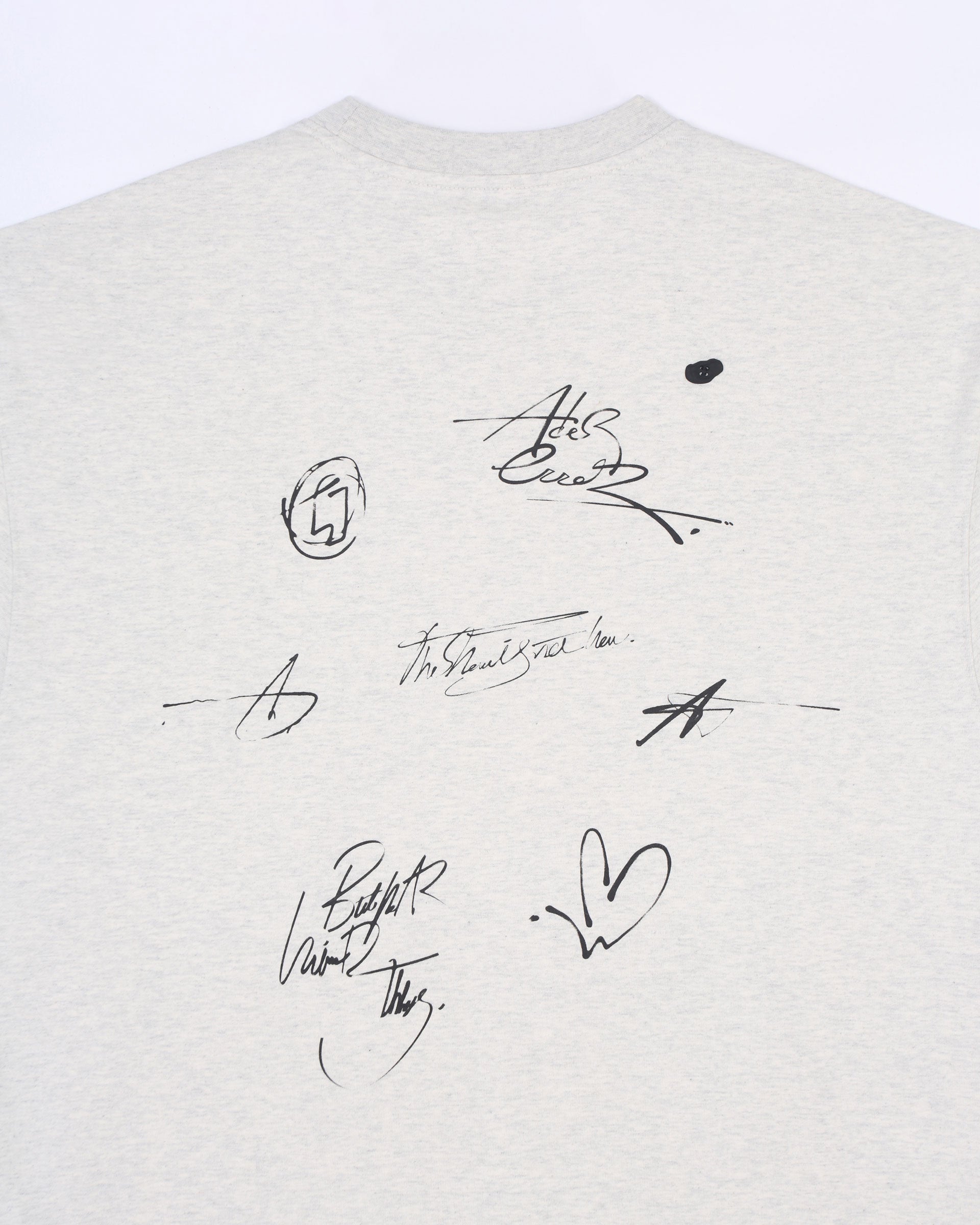 Ader Error - Twinkle heart logo t-shirt (Oatmeal) product image 8 | TRAB K-Fashion Australia