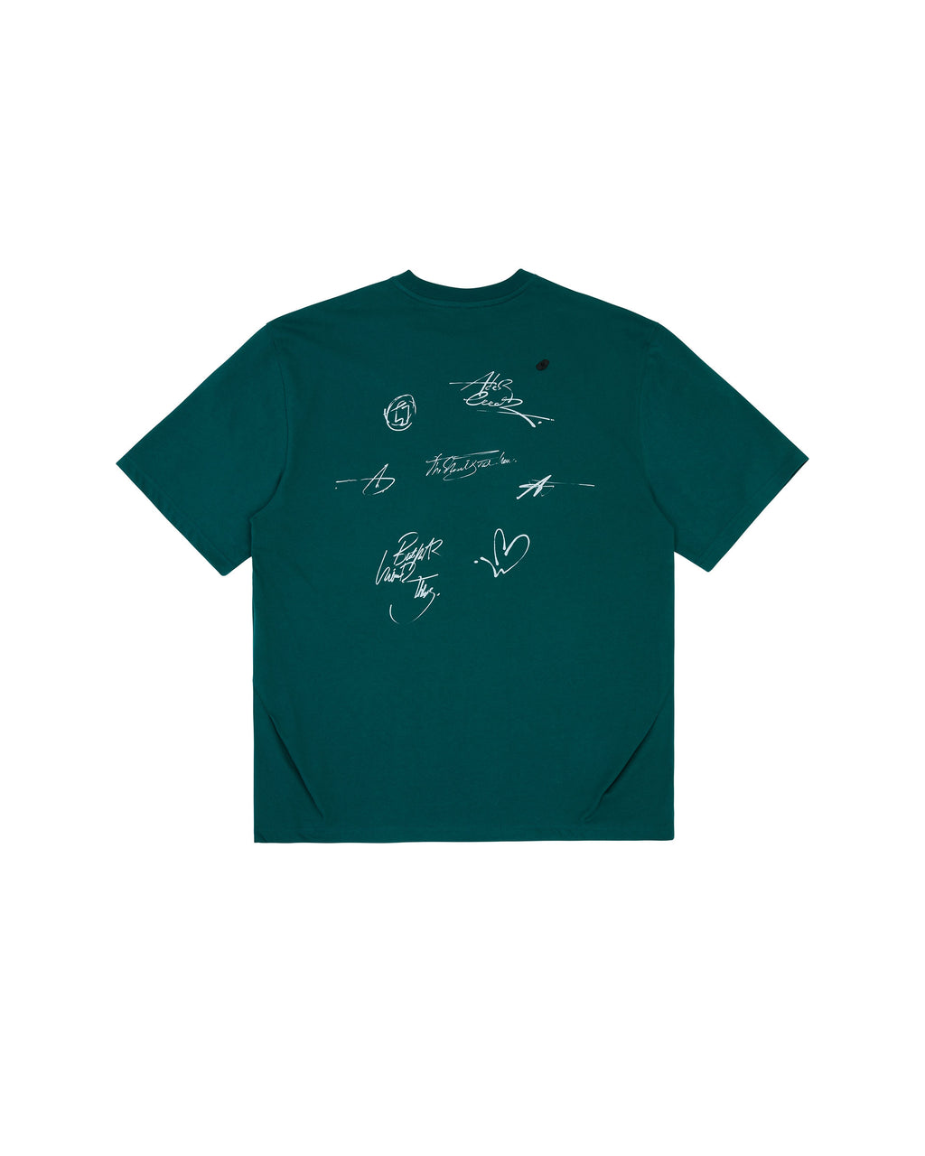 Ader Error - Twinkle heart logo t-shirt (Green) product image 10 | TRAB K-Fashion Australia