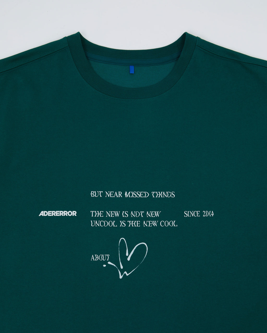 Ader Error - Twinkle heart logo t-shirt (Green) product image 6 | TRAB K-Fashion Australia