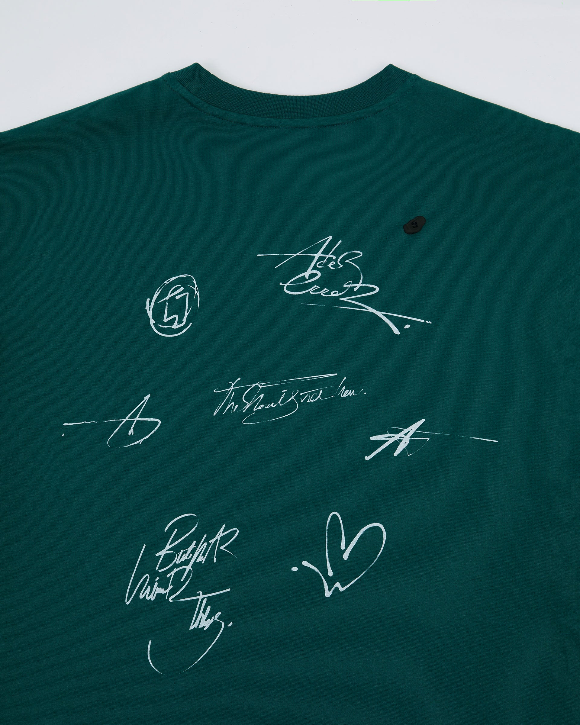 Ader Error - Twinkle heart logo t-shirt (Green) product image 8 | TRAB K-Fashion Australia