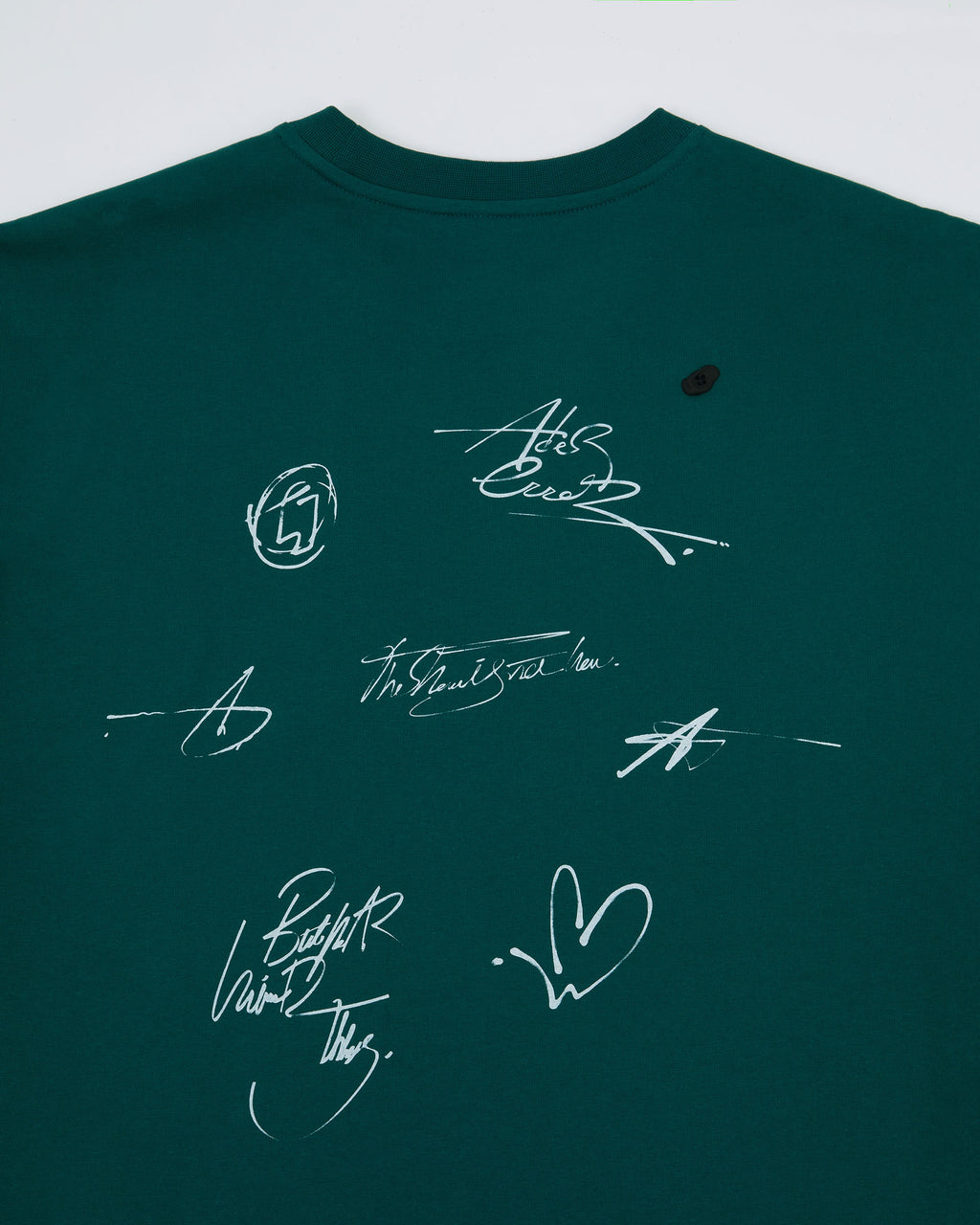 Ader Error - Twinkle heart logo t-shirt (Green) product image 8 | TRAB K-Fashion Australia