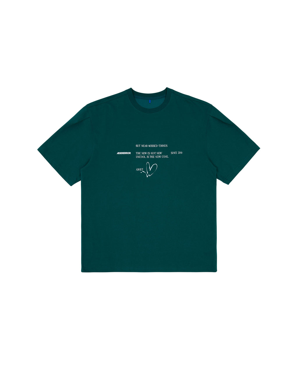 Ader Error - Twinkle heart logo t-shirt (Green) product image 9 | TRAB K-Fashion Australia