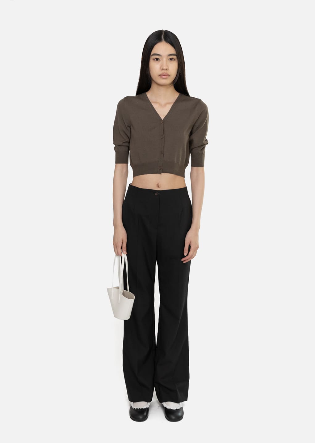 Amomento - Straight Fit Pants (Black) product image 2 | TRAB K-Fashion Australia