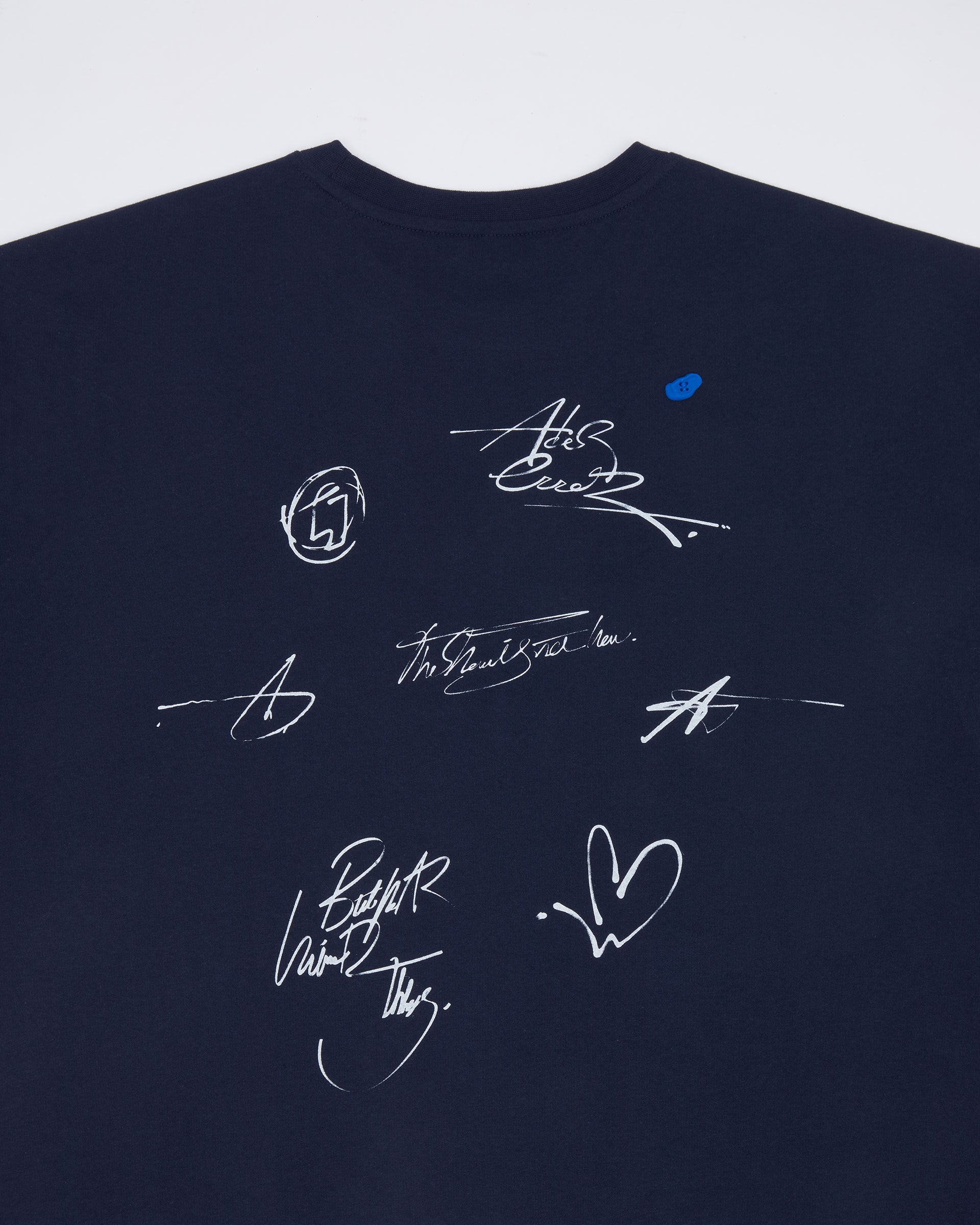 Ader Error - Twinkle heart logo t-shirt (Navy) product image 9 | TRAB K-Fashion Australia