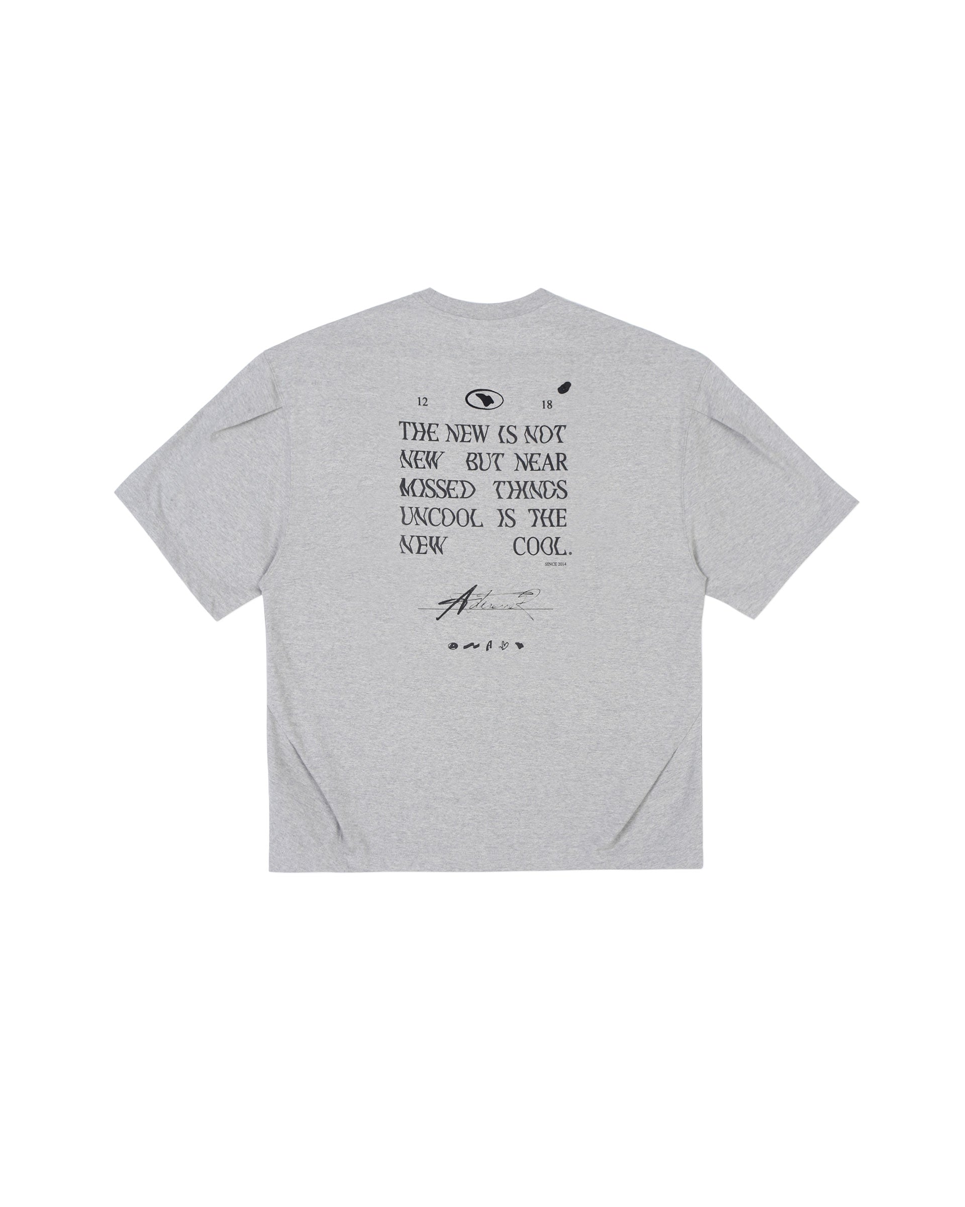 Ader Error - Tatom logo t-shirt (Grey) product image 10 | TRAB K-Fashion Australia