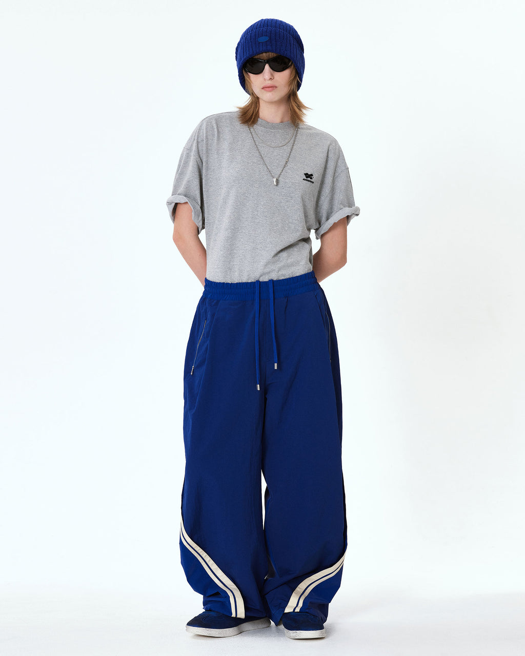 Ader Error - Tatom logo t-shirt (Grey) product image 1 | TRAB K-Fashion Australia