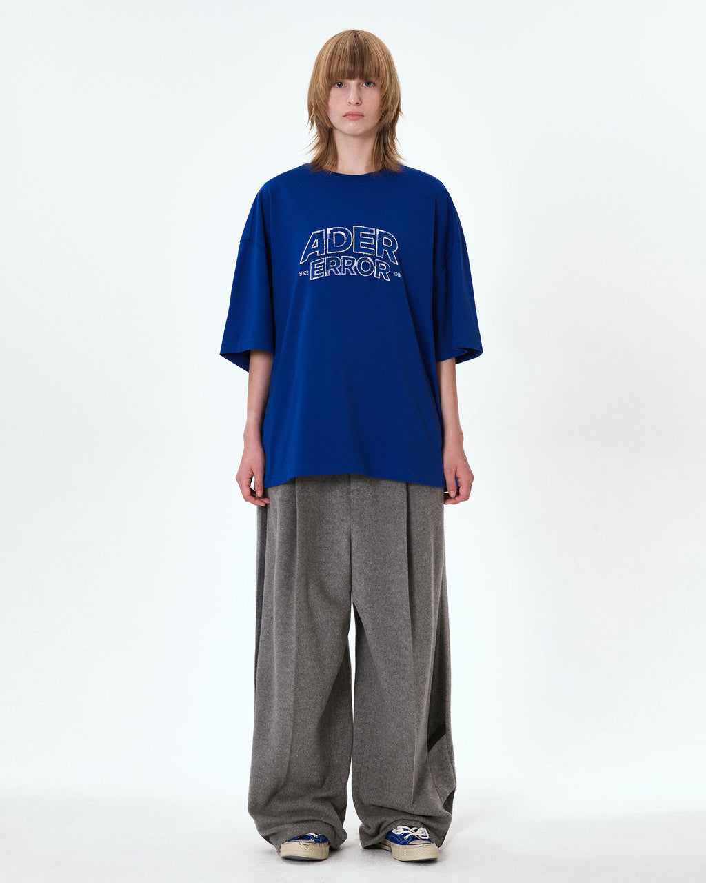 Ader Error - Edca logo t-shirt (Z-Blue) product image 3 | TRAB K-Fashion Australia