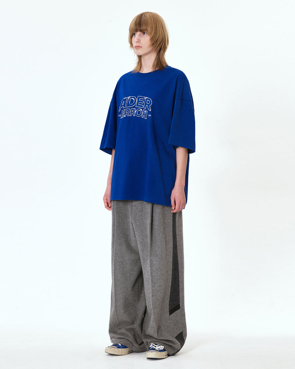 Ader Error - Edca logo t-shirt (Z-Blue) product image 4 | TRAB K-Fashion Australia