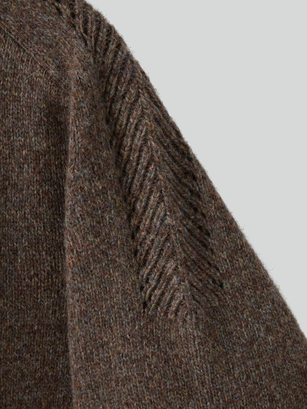 Recto - Shetland Wool Knit Top (Melange Brown) product image 9 | TRAB K-Fashion Australia