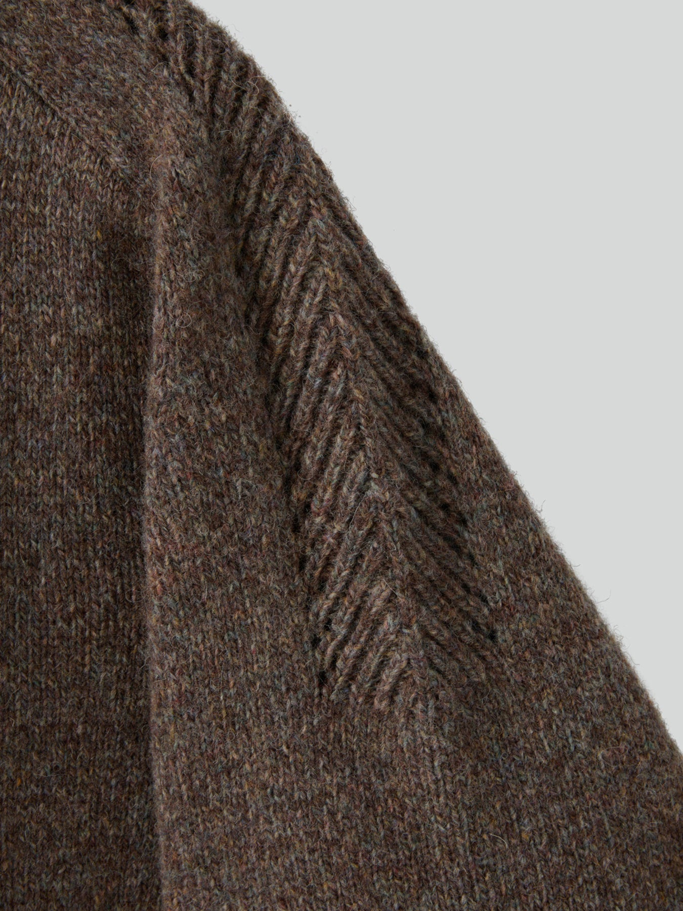Recto - Shetland Wool Knit Top (Melange Brown) product image 9 | TRAB K-Fashion Australia